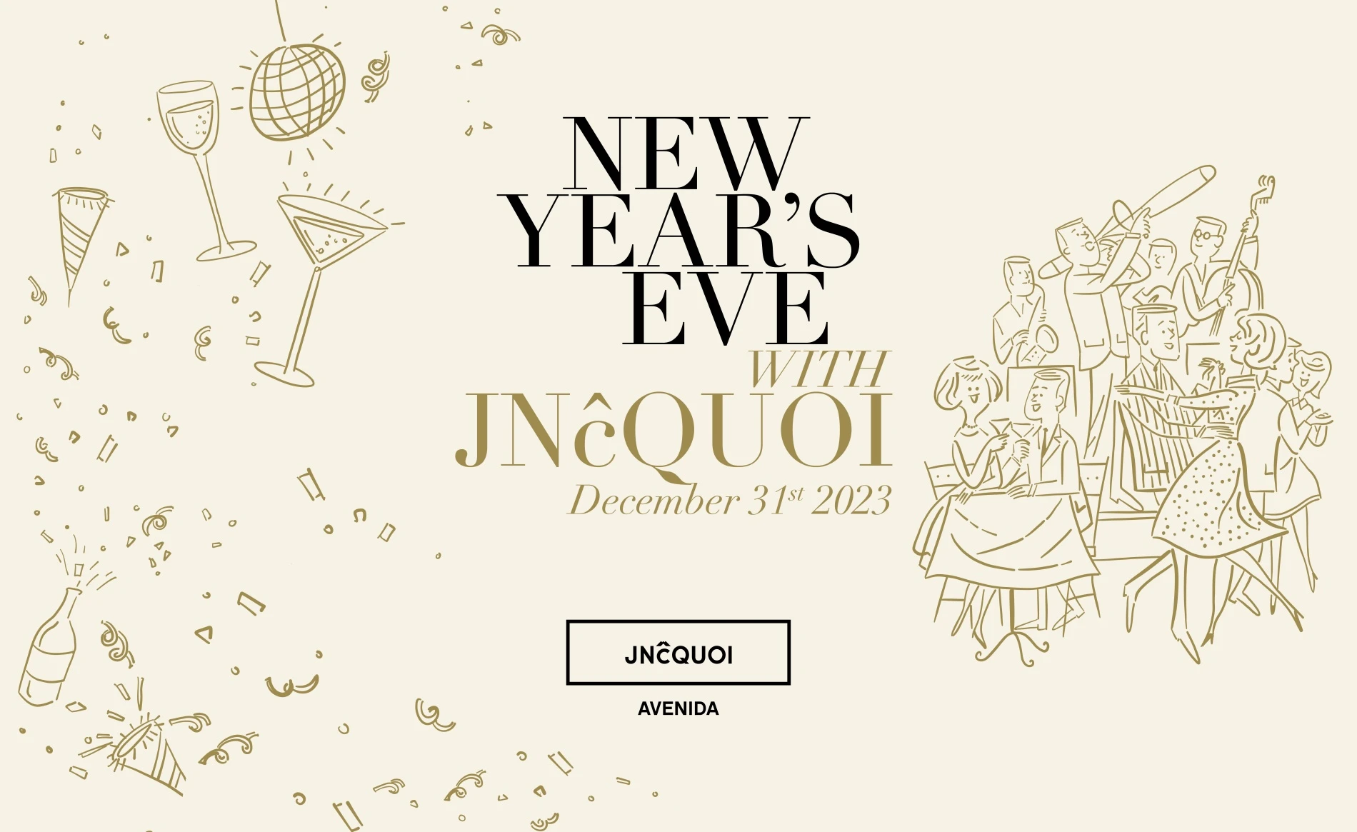 New Year&#039;s Eve @JNcQUOI Avenida