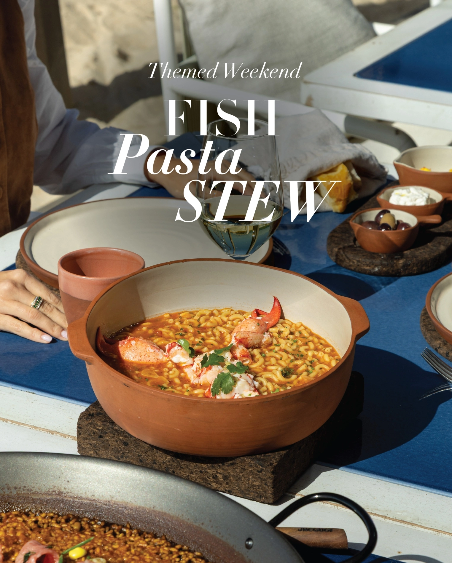 Fish Pasta Stew at JNcQUOI Beach Club