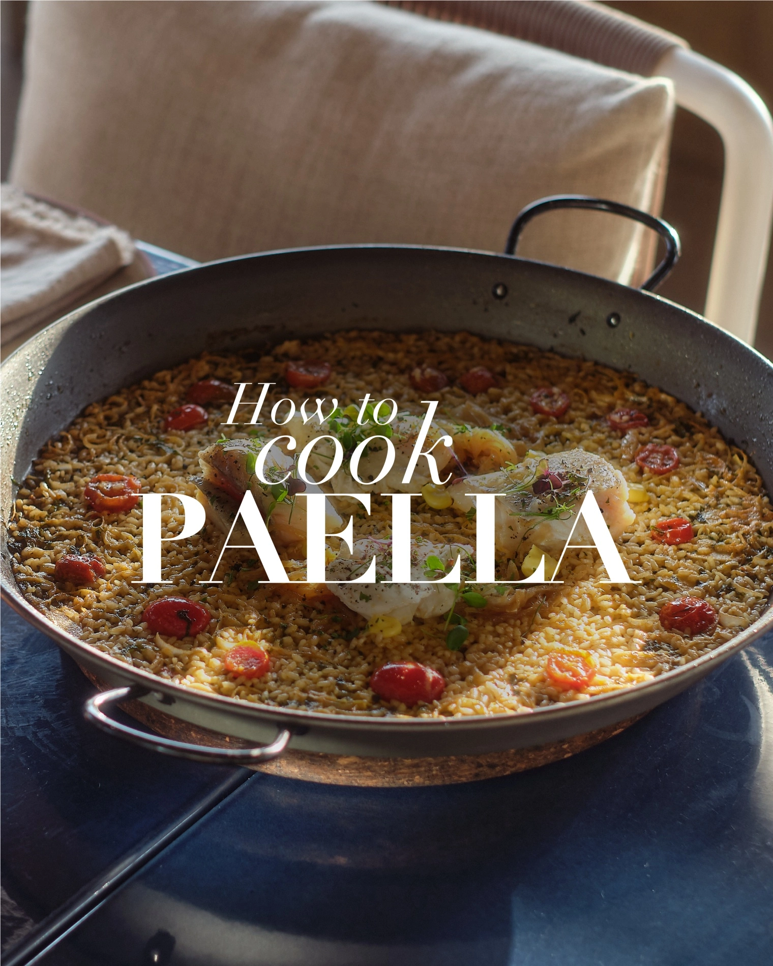 How To Cook Paella @JNcQUOI Beach Club