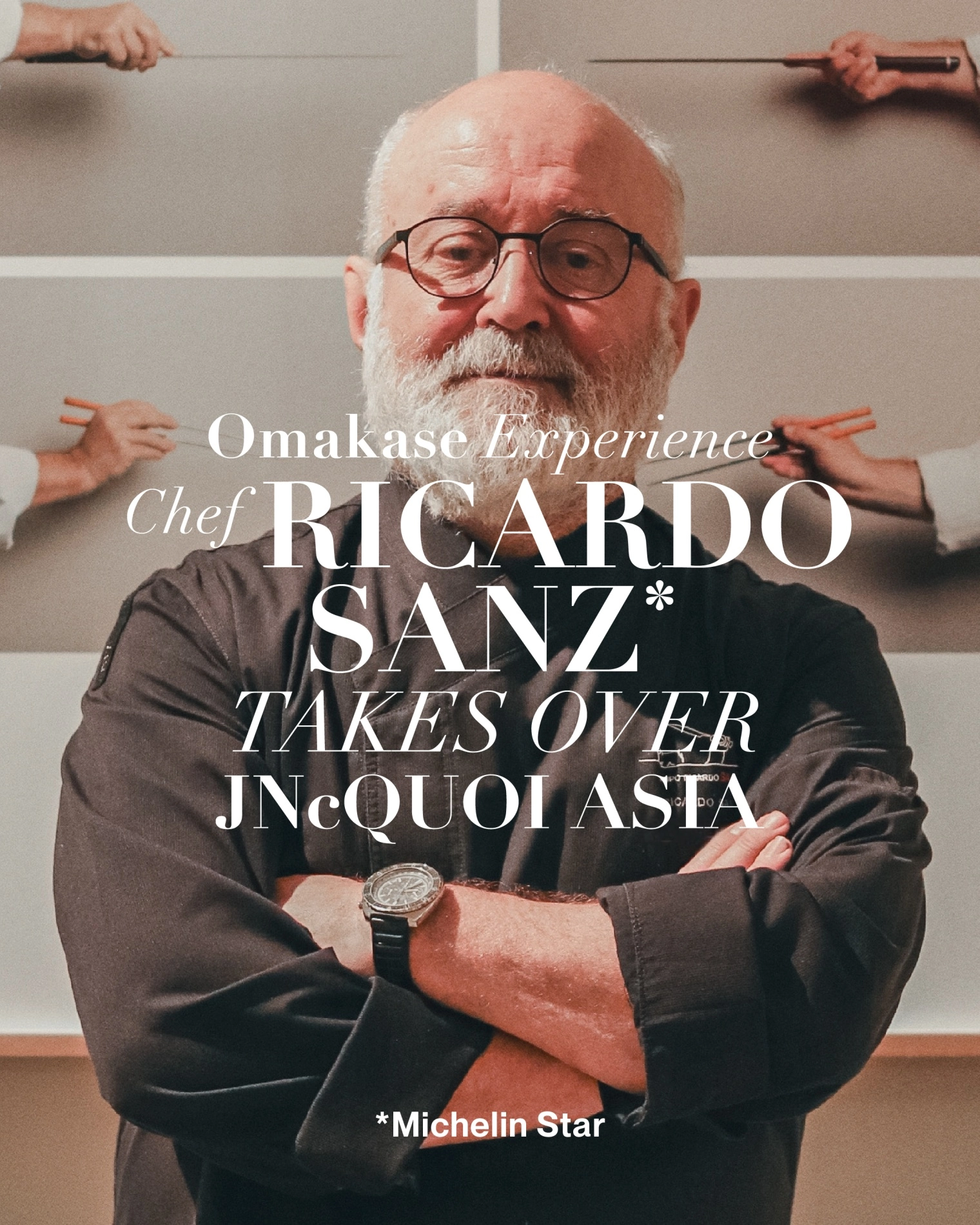 Omakase com o Chef Ricardo Sanz no JNcQUOI Asia