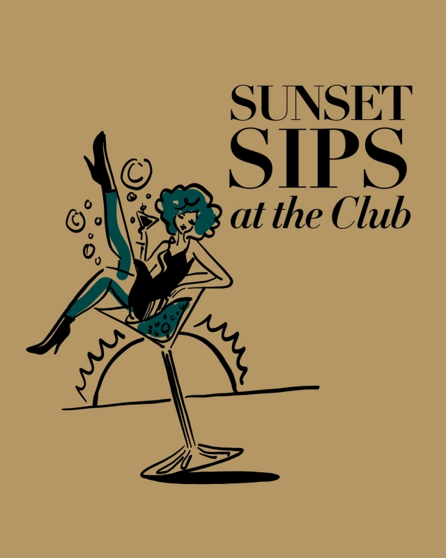 Sunset Sips at the Club