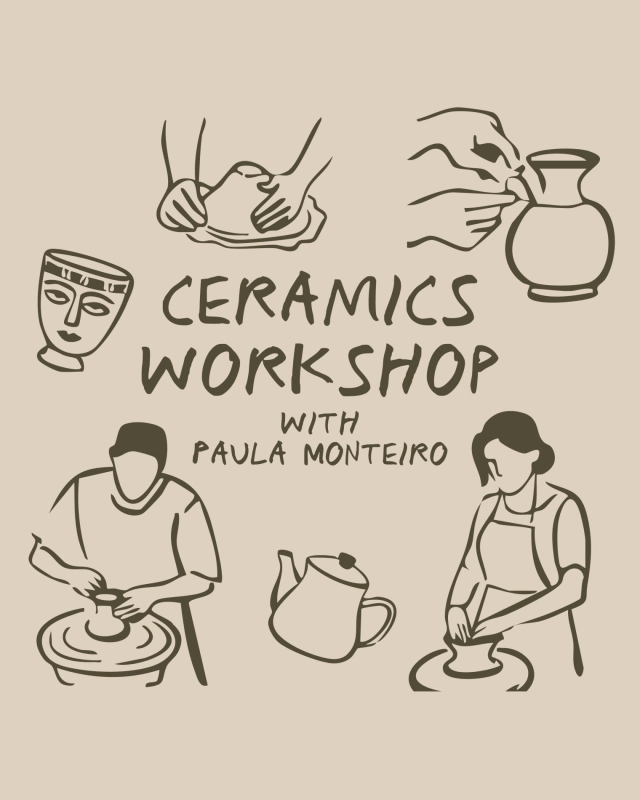  WORKSHOP CERÂMICA com Paula Monteiro 